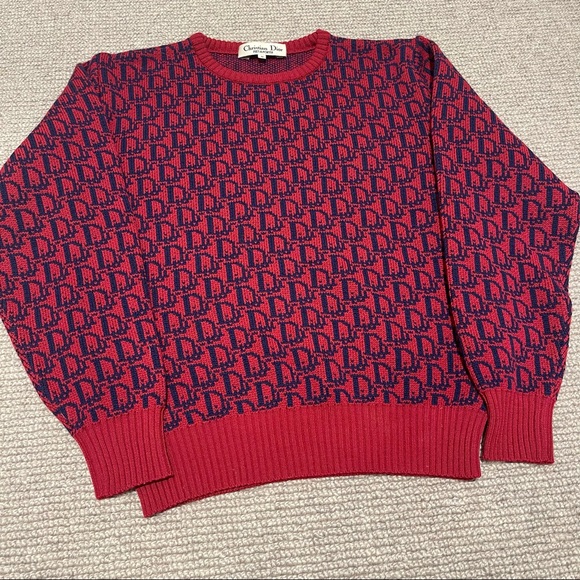 Dior Rare Vintage Trotter Monogram Sweater - Picture 4 of 8